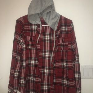 Flannel w/ hood